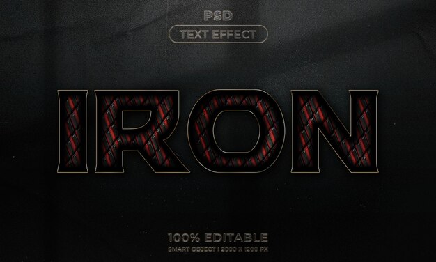 Maqueta de estilo de efecto de logotipo y texto editable en 3d con fondo abstracto oscuro