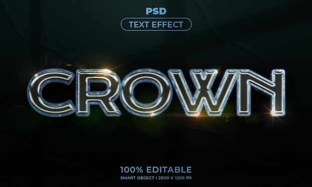 Maqueta de estilo de efecto de logotipo y texto editable en 3d con fondo abstracto oscuro