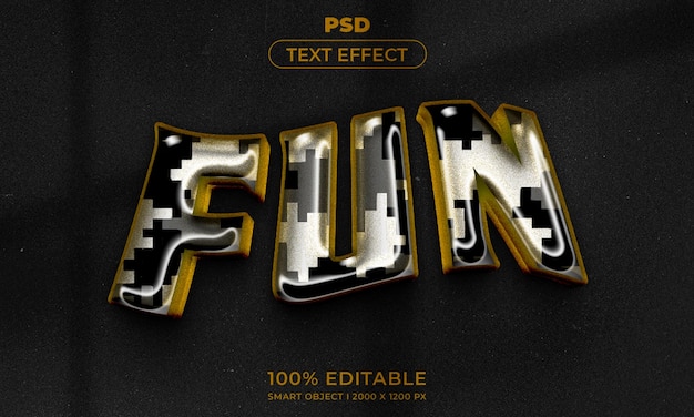 Maqueta de estilo de efecto de logotipo y texto editable en 3d con fondo abstracto oscuro