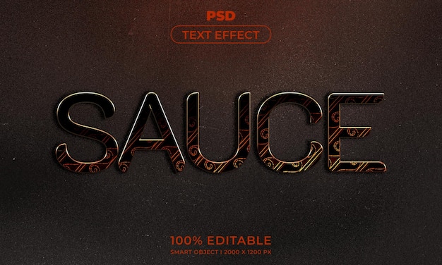 Maqueta de estilo de efecto de logotipo y texto editable en 3d con fondo abstracto oscuro