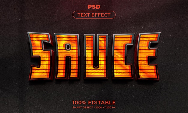Maqueta de estilo de efecto de logotipo y texto editable en 3d con fondo abstracto oscuro