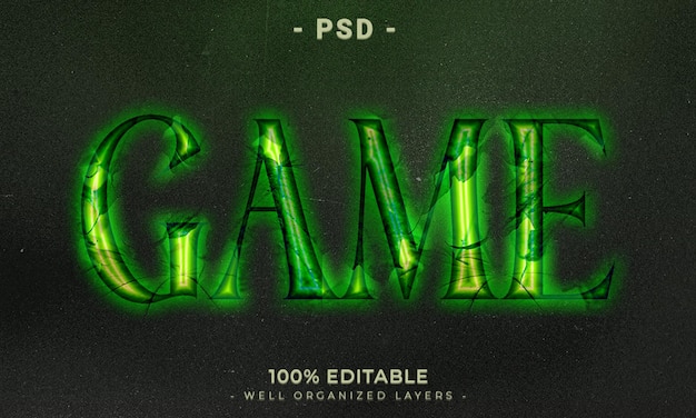 Maqueta de estilo de efecto de logotipo y texto editable en 3d con fondo abstracto oscuro