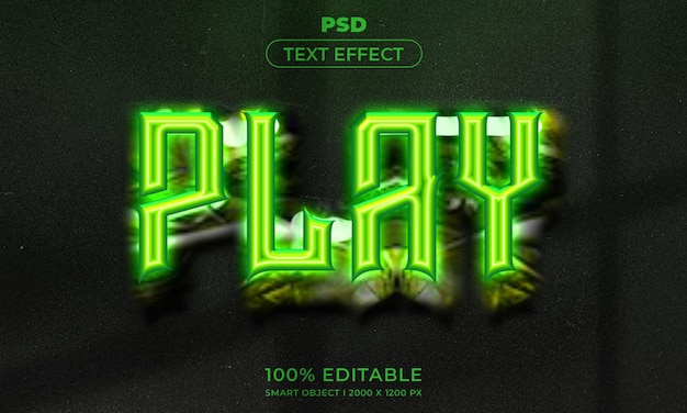 Maqueta de estilo de efecto de logotipo y texto editable en 3d con fondo abstracto oscuro