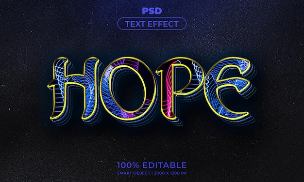 Maqueta de estilo de efecto de logotipo y texto editable en 3d con fondo abstracto oscuro