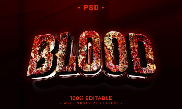 PSD maqueta de estilo de efecto de logotipo y texto editable en 3d con fondo abstracto oscuro