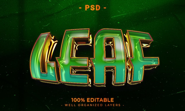 Maqueta de estilo de efecto de logotipo y texto editable en 3d con fondo abstracto oscuro