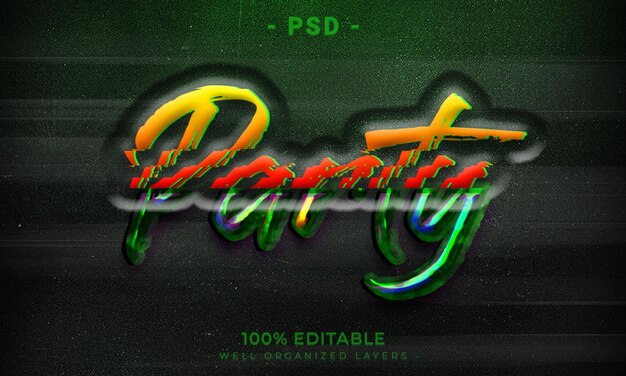 Maqueta de estilo de efecto de logotipo y texto editable en 3d con fondo abstracto oscuro