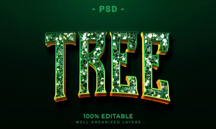 PSD maqueta de estilo de efecto de logotipo y texto editable en 3d psd con fondo abstracto oscuro