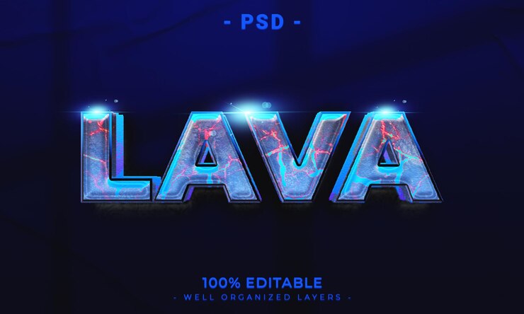 PSD maqueta de estilo de efecto de logotipo y texto editable en 3d psd con fondo abstracto oscuro