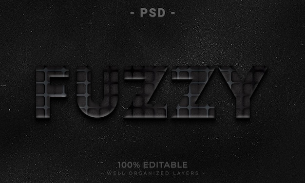 PSD maqueta de estilo de efecto de logotipo y texto editable en 3d psd con fondo abstracto oscuro