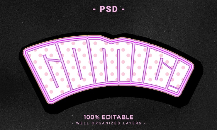 PSD maqueta de estilo de efecto de logotipo y texto editable en 3d psd con fondo abstracto oscuro