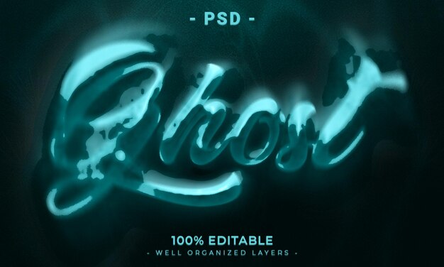 PSD maqueta de estilo de efecto de logotipo y texto editable en 3d psd con fondo abstracto oscuro