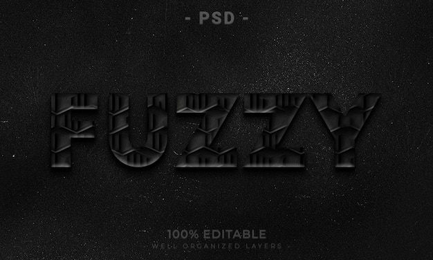 PSD maqueta de estilo de efecto de logotipo y texto editable en 3d psd con fondo abstracto oscuro