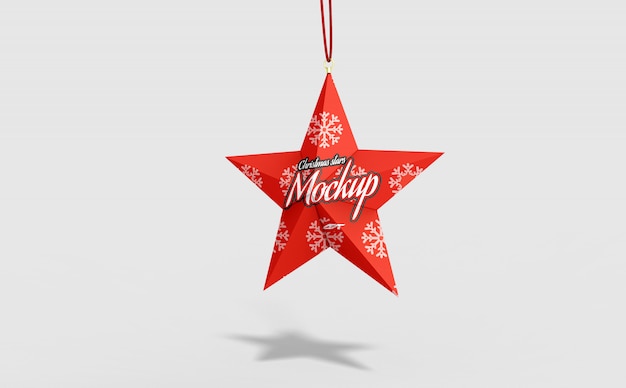 Maqueta de estrella de navidad