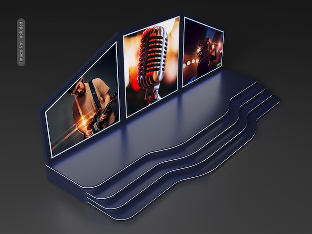 Maqueta de evento musical