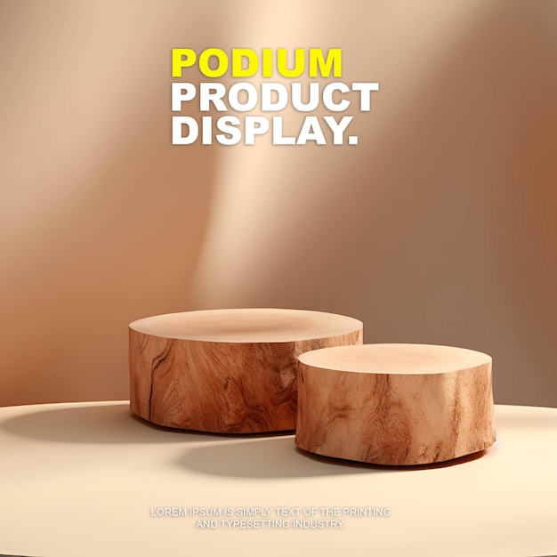 maqueta de exhibición de producto de escenario de podio elegante y lujosa para presentación de producto de espectáculo