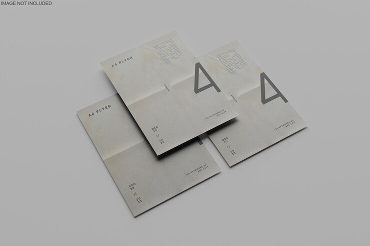 Maqueta de Flyer A4
