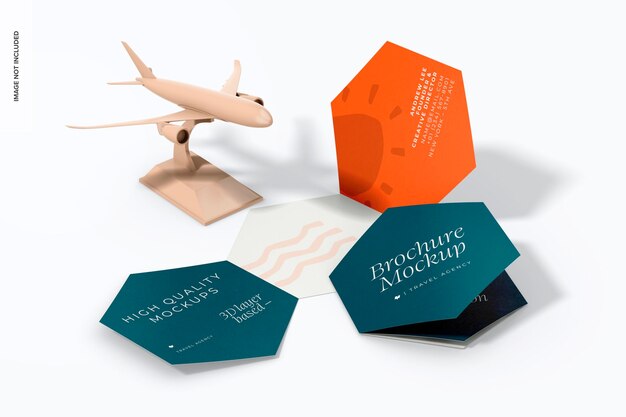 Maqueta de folletos A5 de 4 pliegues
