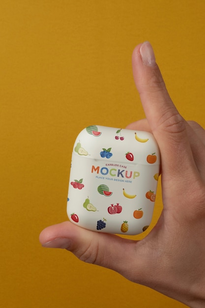 Maqueta de funda de Airpods