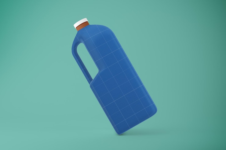 PSD maqueta de galón de leche