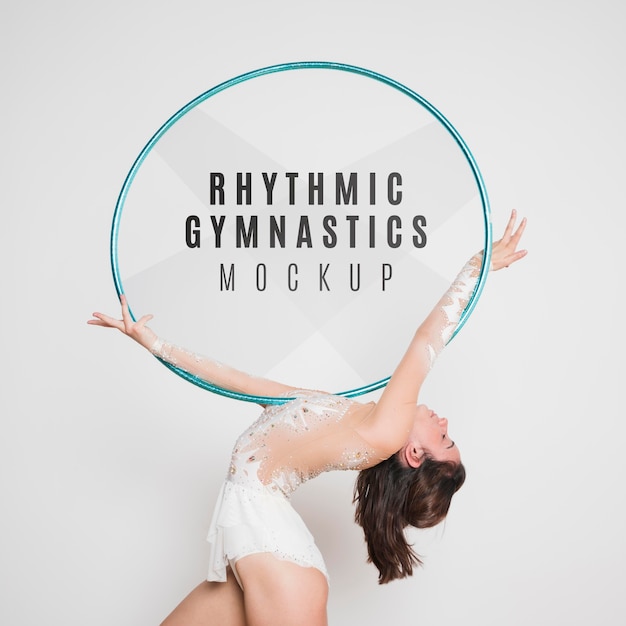 Maqueta de gimnasia rítmica