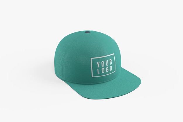 Maqueta de gorra completa snapback PSD Premium