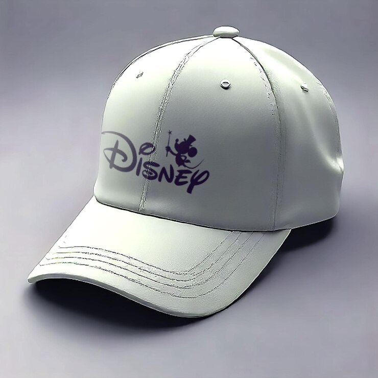 PSD una maqueta de gorra con el logotipo de dismey