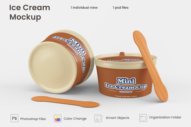 Maqueta de helado