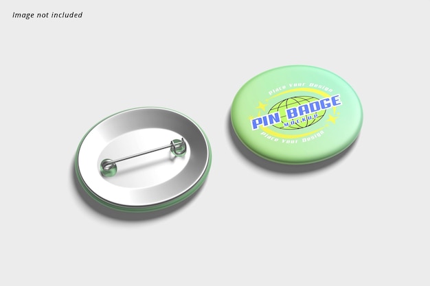 Maqueta de insignia de pin