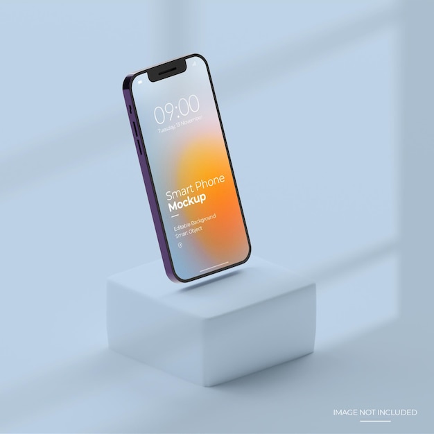 Maqueta de interfaz de usuario de pantalla de aplicación de teléfono inteligente