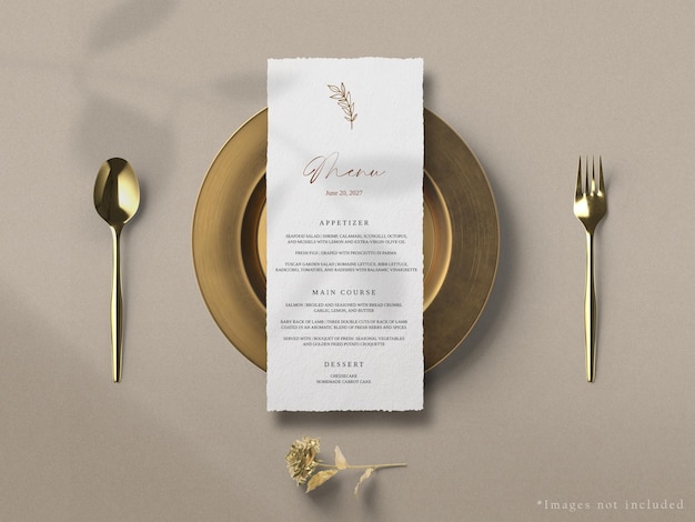 Maqueta de invitación de boda