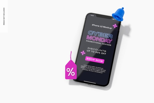 Maqueta del iPhone 12 del Cyber Monday