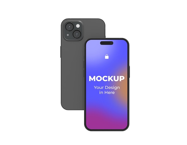 maqueta de iPhone 15