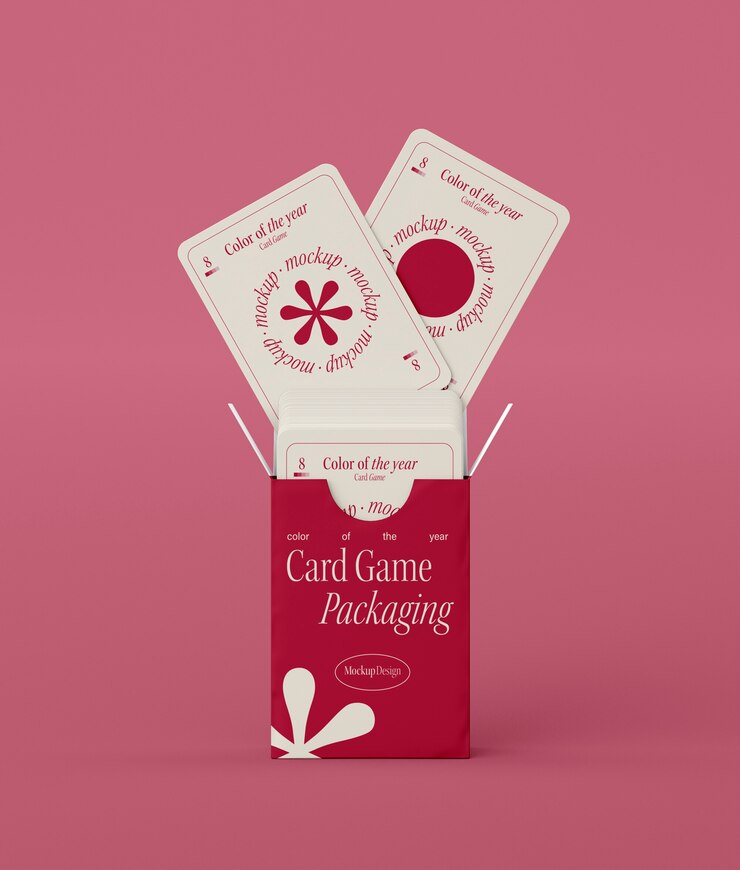 Maqueta del juego de cartas color del año 2023