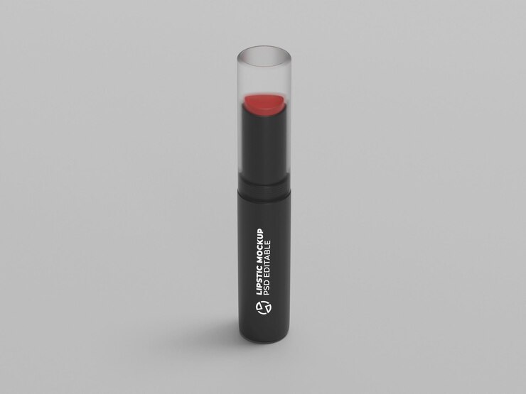 PSD maqueta de lápices labiales