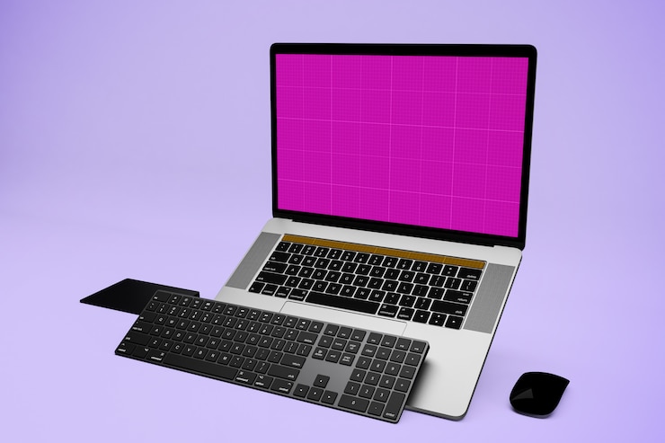 PSD maqueta para laptop