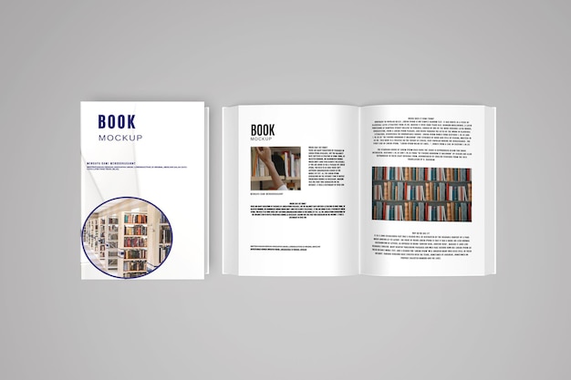 Maqueta de libro