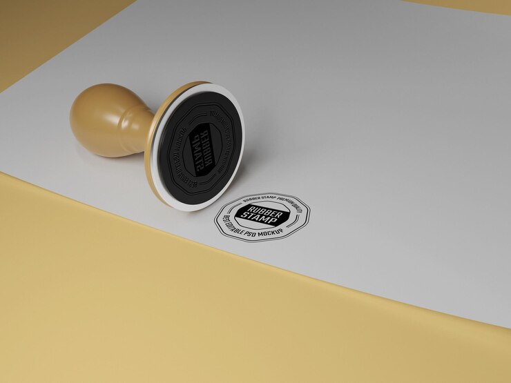 Maqueta de logo de sello