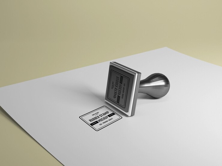Maqueta de logo de sello