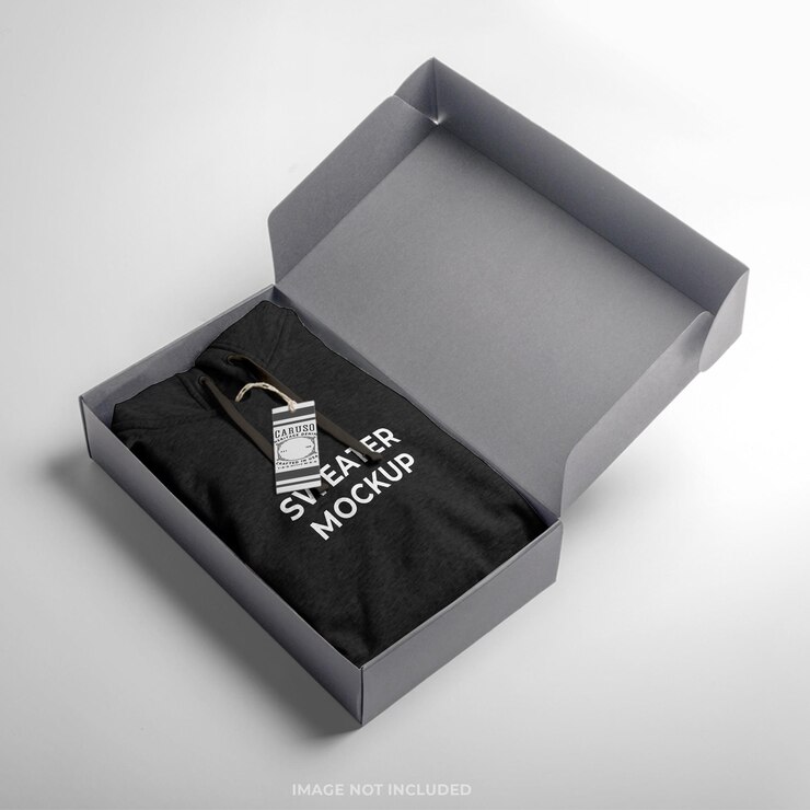 Maqueta de logo de sudadera con capucha para hombre