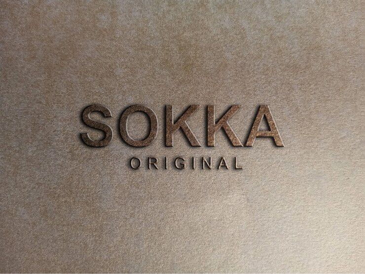 PSD maqueta de logotipo en 3d en la pared
