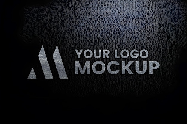 Maqueta de logotipo en 3D