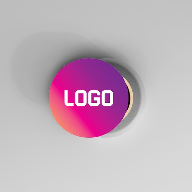 PSD maqueta de logotipo