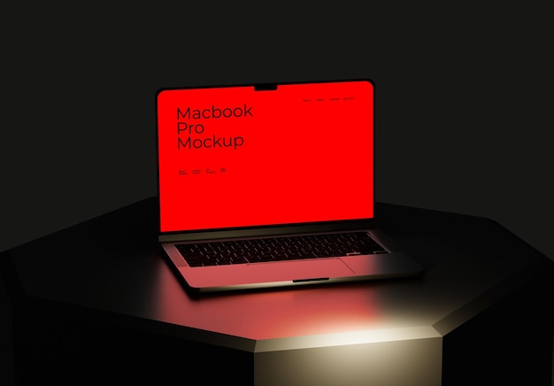 Maqueta de MacBook Pro PSD