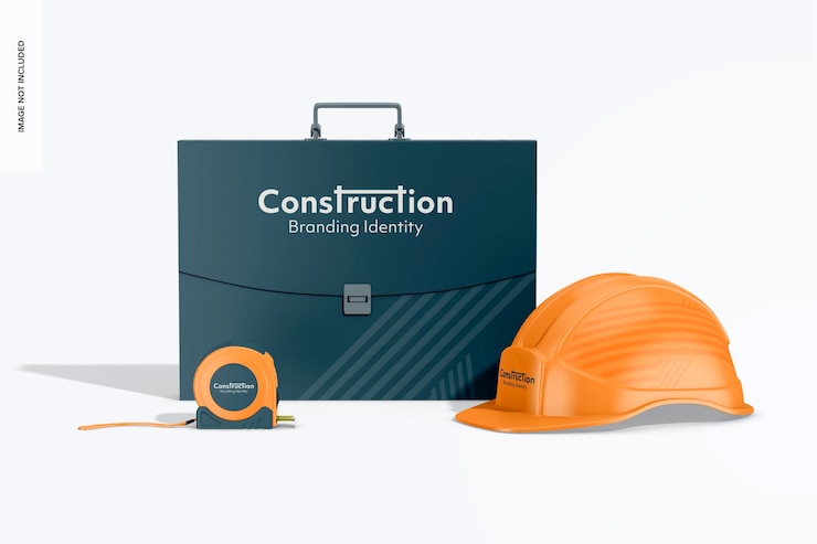 PSD maqueta de maletín de carpeta de ingeniero
