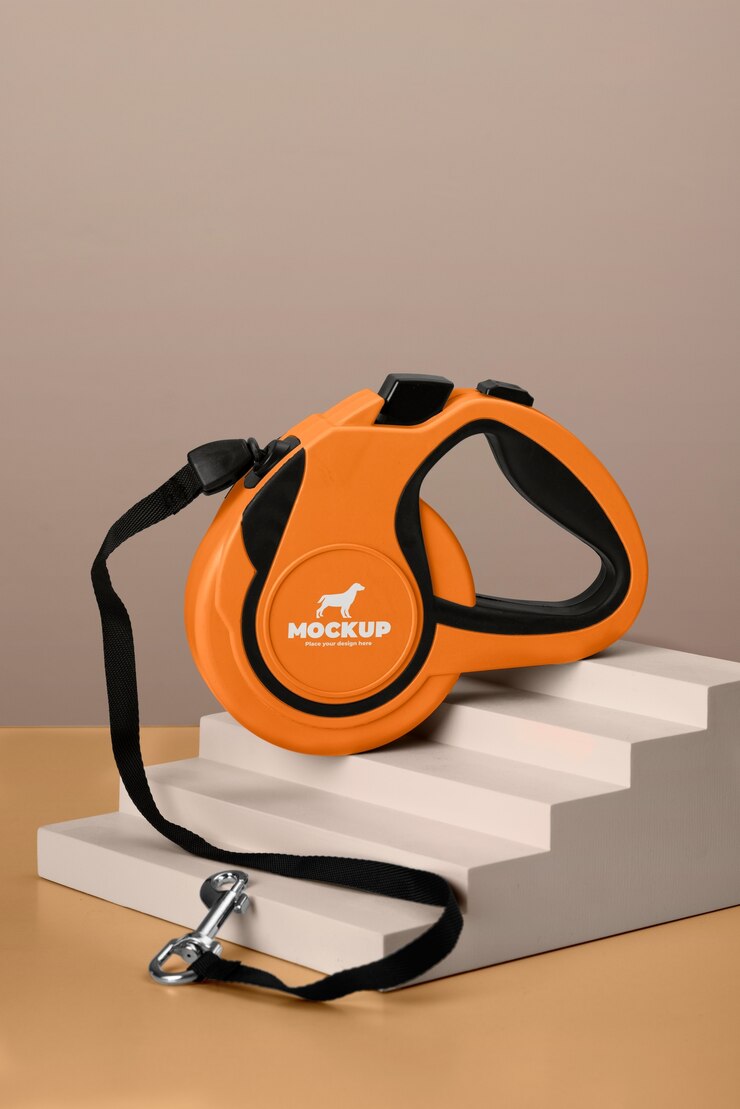 PSD maqueta de la marca de accesorios para mascotas