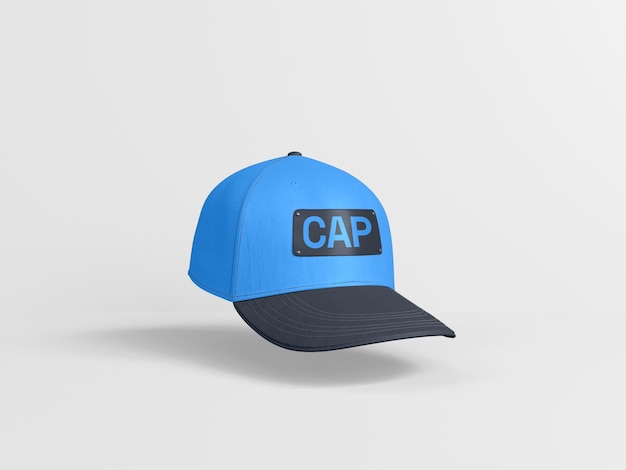 Maqueta de marca de gorra deportiva de tela