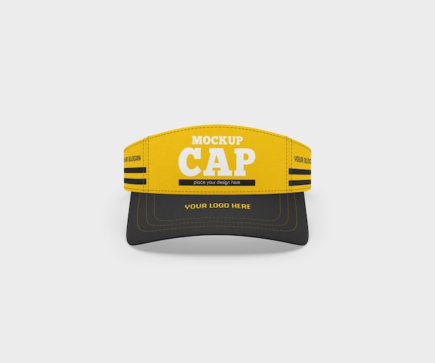 Maqueta de media gorra