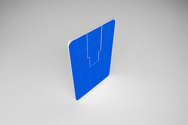 Maqueta de memoria flash