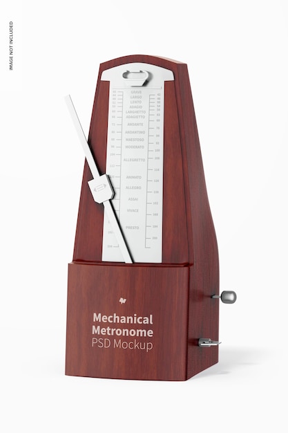 Maqueta de metrónomo mecánico